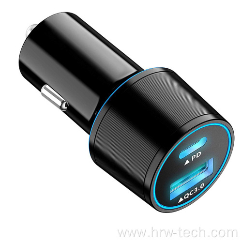 Quick Charge Type C Car Charger for iPhone